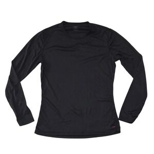 s Hot Chillys Womens Small Black Long Sleeve Base Layer Thermal Athletic Top